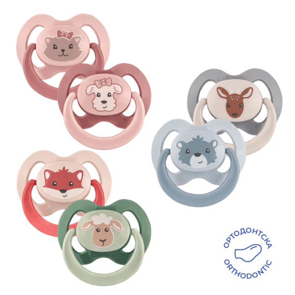 Анатомска цуцла-лажливка со рачка, 18м.+