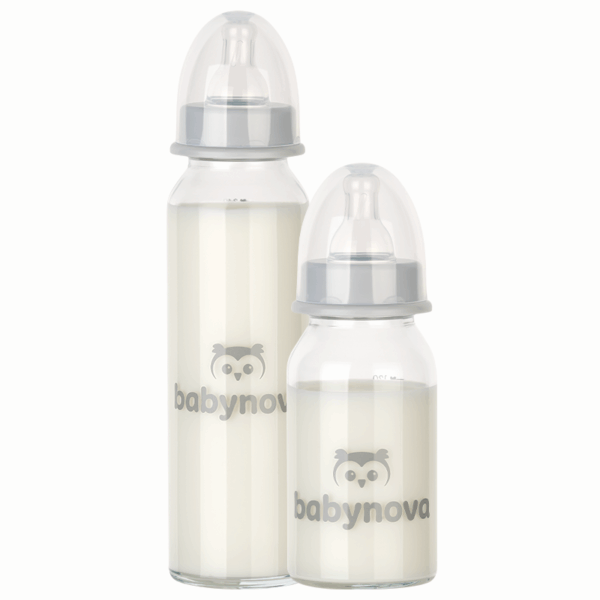 Стаклено стандардно шише, 120/240 мл.